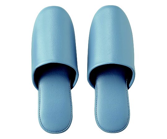 シボナシレザー風スリッパ ライトブルー M 1パック(5足組入)画像