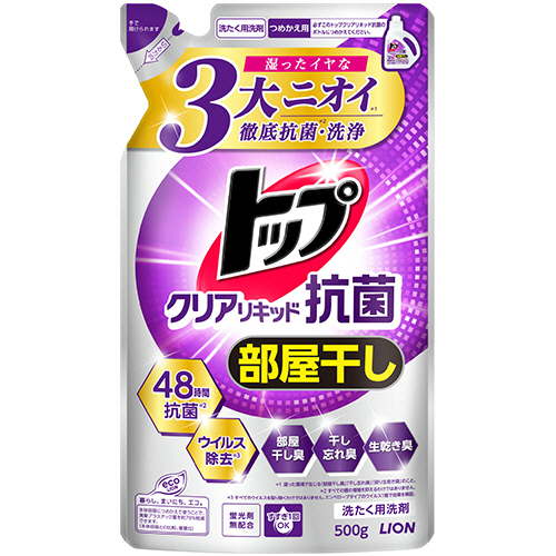 ﾄｯﾌﾟ ｸﾘｱﾘｷｯﾄﾞ抗菌 つめかえ用 500g 1個画像