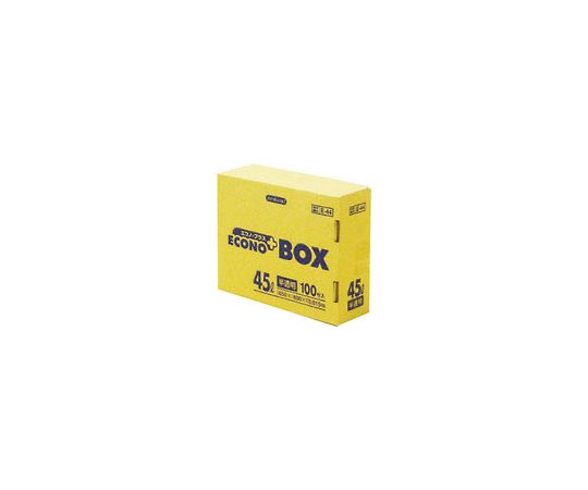 E-44エコノプラスBOX45L半透明　（100枚入）