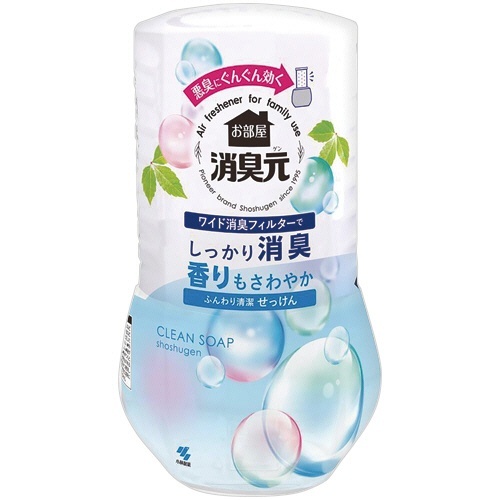 お部屋の消臭元 ふんわり清潔せっけん 400mL 1個画像