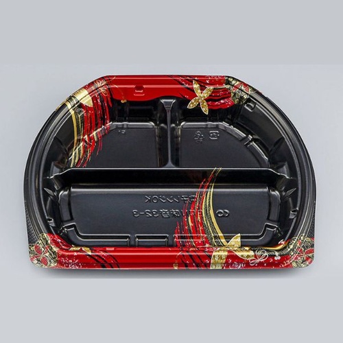 シーピー化成 弁当容器 BFN味音(みおん)32-3 結花黒 本体画像