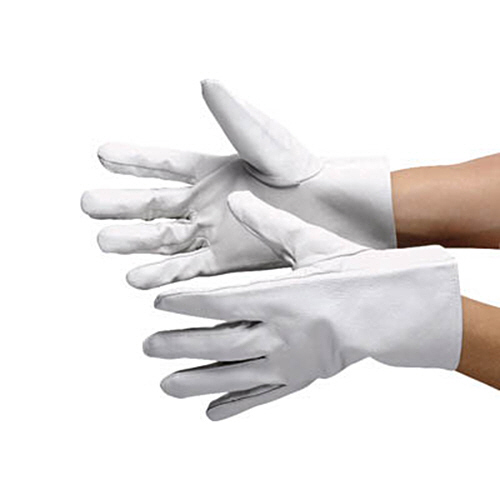 豚革手袋 714豚白 1双画像