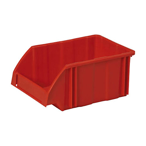 B型ｺﾝﾃﾅﾗｯｸ B-1 外寸W197×D130×H90mm ﾚｯﾄﾞ 1.8L 1個