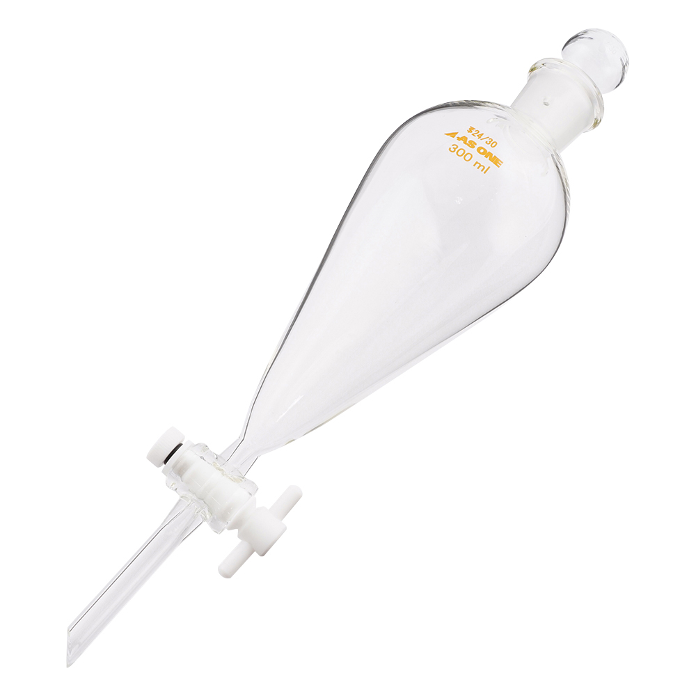 スキーブ型分液ロート　テフロン（R）プラグ付　300mL画像