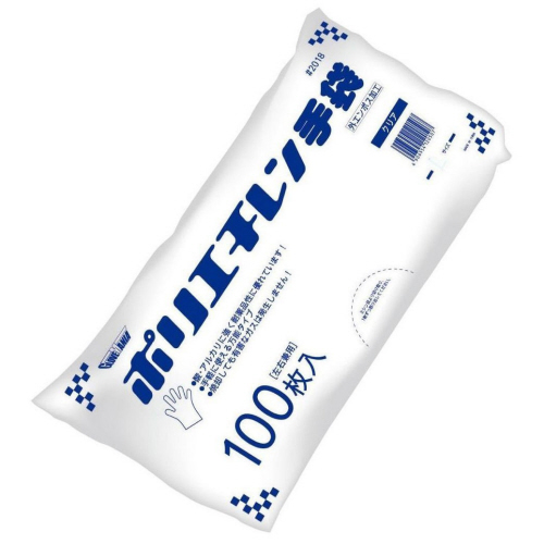 ﾎﾟﾘｴﾁﾚﾝ手袋 外ｴﾝﾎﾞｽ ｴｺﾉﾐｰ ｸﾘｱ S 1ｾｯﾄ(6000枚:100枚×60ﾊﾟｯｸ)画像