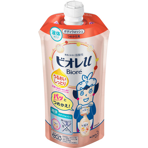 ﾋﾞｵﾚu ﾎﾞﾃﾞｨｳｫｯｼｭ うるおいしっとり肌 つめかえ用 340mL 1ﾊﾟｯｸ画像