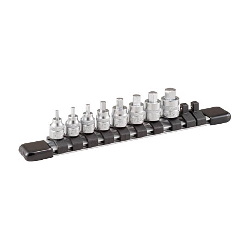 ショートヘキサゴンソケットセット(ホルダー付)　8pcs　1セット画像