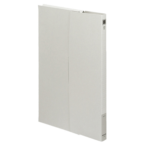 ｹｰｽﾌｧｲﾙ A4 背幅19mm ｸﾞﾚｰ 1ﾊﾟｯｸ(3冊)画像