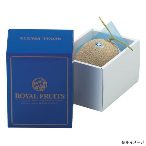 ギフト箱 L-2065 メロン1ヶ入ブルーロイヤル ヤマニパッケージ [ケース販売]