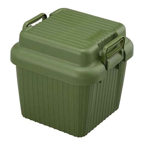 収納ボックス 座れる 幅39×奥行39×高さ38cm べリアスボート S グリーン画像