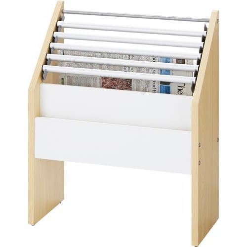 木製新聞掛け　ナチュラル画像