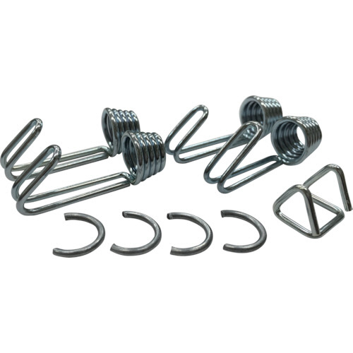 金具 ｺﾞﾑﾛｰﾌﾟ金具Eｾｯﾄ 平行金具♂4三角ﾘﾝｸﾞ1止金具 4.2-6用 1ｾｯﾄ画像