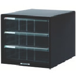 ナカバヤシ　書類ケース　アバンテＶ２レタ－ケ－ス　Ｂ４タテ型　深３段　黒画像