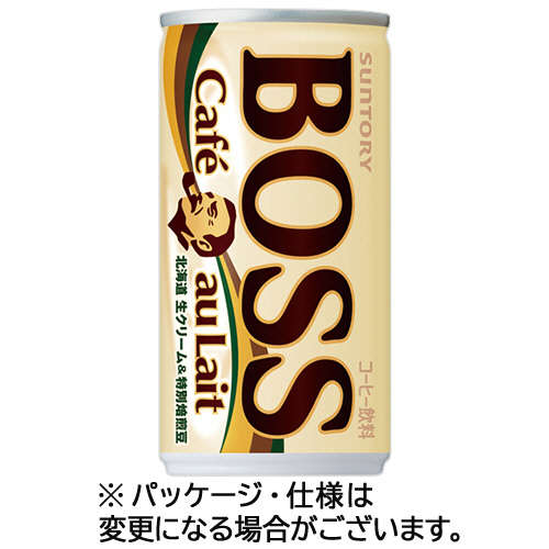 ﾎﾞｽ ｶﾌｪｵﾚ 185g 缶 1ｾｯﾄ(60本:30本×2ｹｰｽ)画像