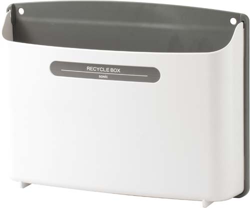 リサイクルボックス　Ａ４ヨコ型　グレー画像