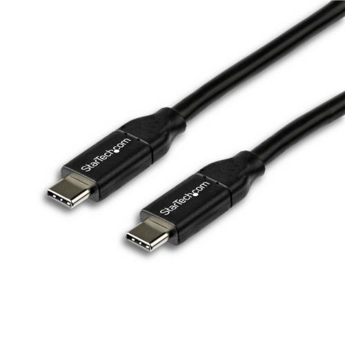 USB2.0 Type-Cｹｰﾌﾞﾙ 給電充電対応 TypeC(ｵｽ)-TypeC(ｵｽ) 2m ﾌﾞﾗｯｸ 1本