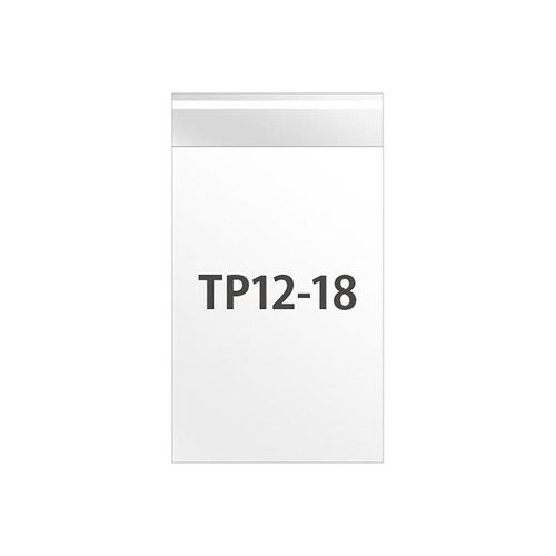TP12-18 テープ付OPP袋120mm×180mm(100枚) ヘッズ画像