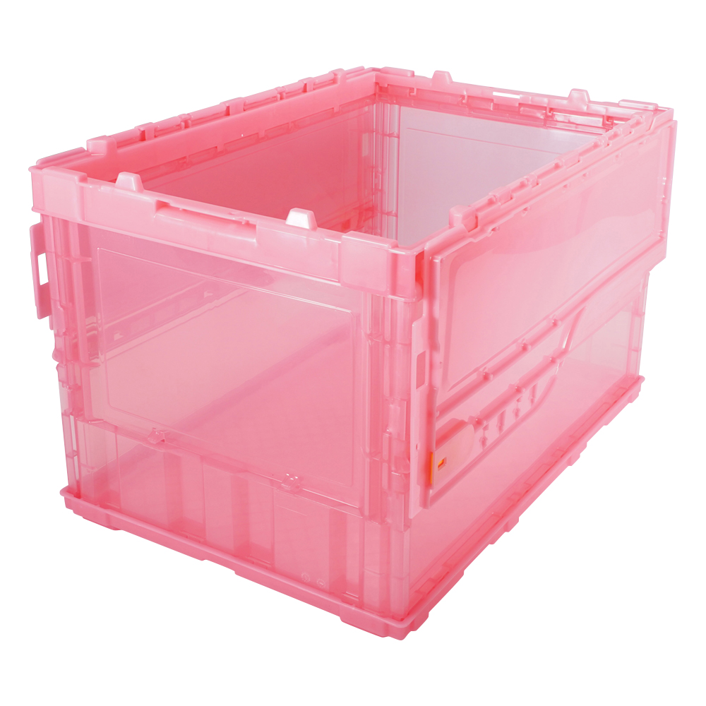 スケルトンカラーオリコン　レッド　フタ有り