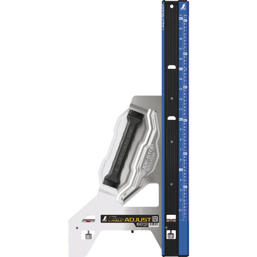 丸ﾉｺｶﾞｲﾄﾞ定規 ｴﾙｱﾝｸﾞﾙPlus ｱｼﾞｬｽﾄ 60cm 併用目盛 1台画像