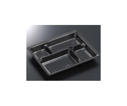 弁当容器 HS古今L-4 黒ME 身 400枚画像