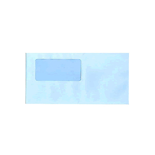 窓付封筒 弥生ﾍﾟｰｼﾞﾌﾟﾘﾝﾀ帳票用 217×109mm ｱｸｱ色 1箱(200枚)画像