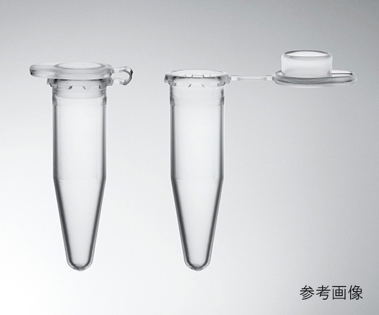 トレフ クリックキャップチューブ 1.5mL ブラック 1袋（1000本入）画像