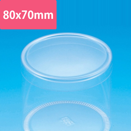 PET円筒ケース　80×70　10個入画像