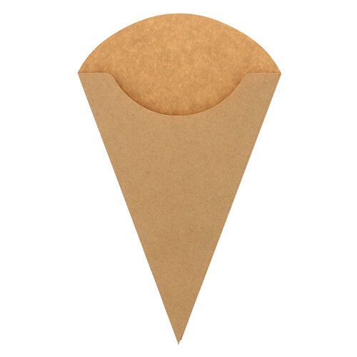 HEIKO スナック三角袋 17-28 未晒無地 100枚画像