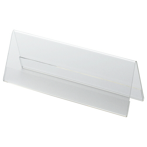 ｱｸﾘﾙ製ｶｰﾄﾞ立て V型 中 180×61mm 1個画像