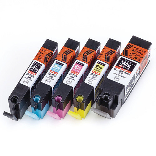 キヤノンＢＣＩ－３５１ＸＬ＋３５０ＸＬ／５ＭＰ互換画像