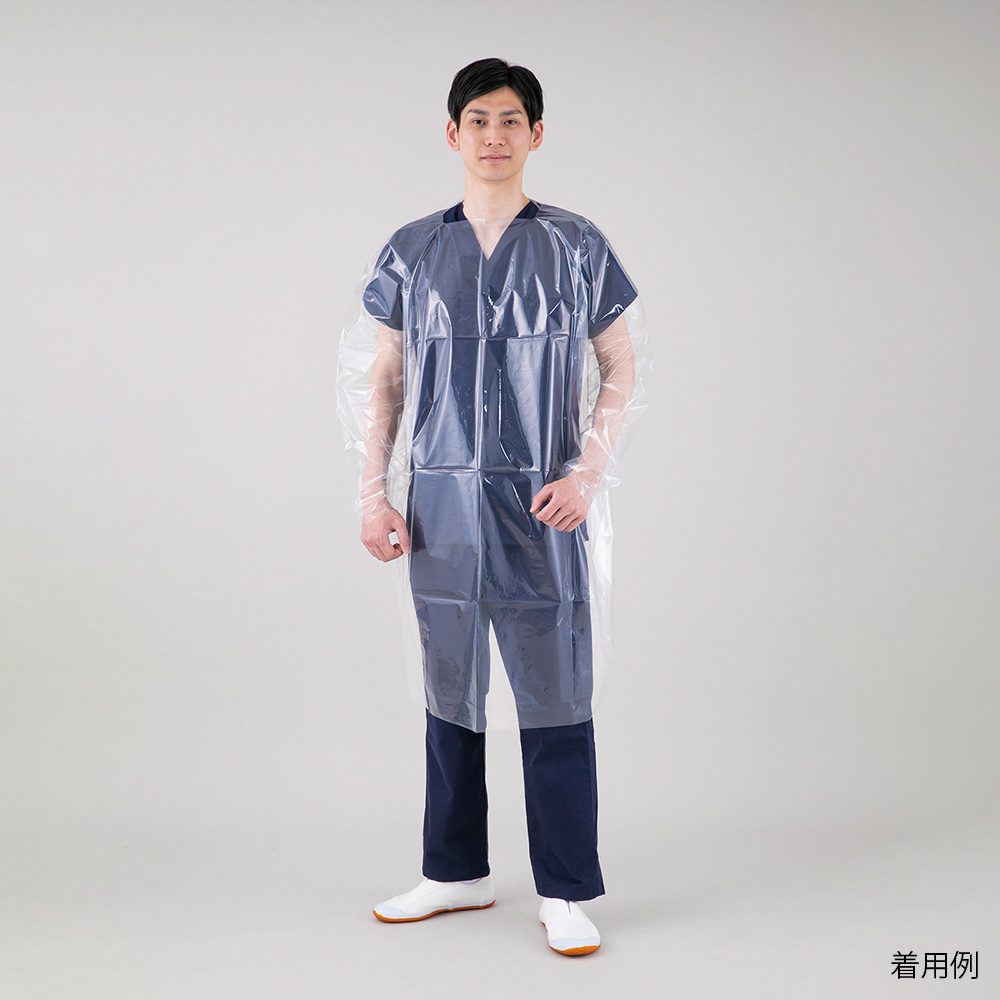 easy脱着ガウン　スリム　Sサイズ　個包装100枚入画像