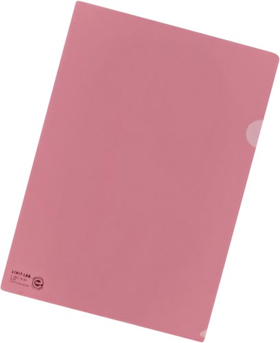 クリヤーホルダーＡ４　クリスタルピンク　５枚画像