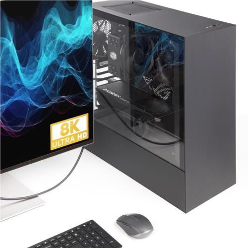 DisplayPort　2.1ケーブル　1m　16K/60Hz　オス-オス　ブラック　1本 端子部分がしっかりと視認できる状態のケーブル
