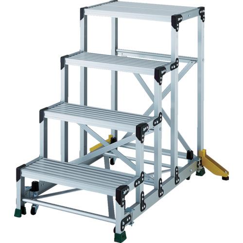 TSF型踏台 H1000 ｱｳﾄﾘｶﾞｰ MGｷｬｽﾀｰ付 1台画像