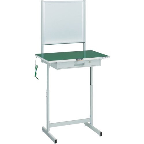 導電ﾏｯﾄ張小型作業ﾃﾞｽｸ ﾎﾜｲﾄﾎﾞｰﾄﾞ付 700×450 ﾎﾜｲﾄ 1台画像