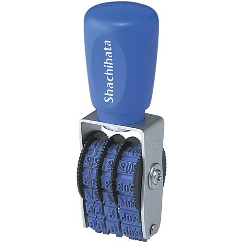 エルゴグリップ　回転ゴム印　本西暦日付５号　明朝体画像