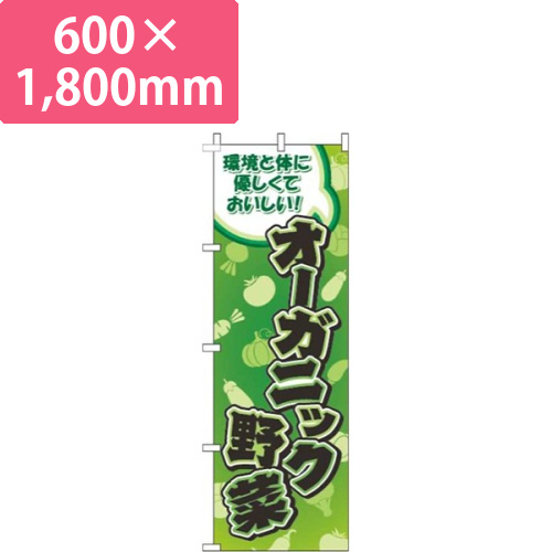 オーガニック野菜柄緑画像