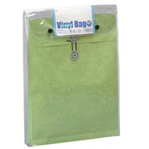 ｵｷﾅ ﾋﾞﾆｰﾙﾊﾞｯｸﾞ 角0 ｸﾞﾘｰﾝ 1ｾｯﾄ(10個)画像