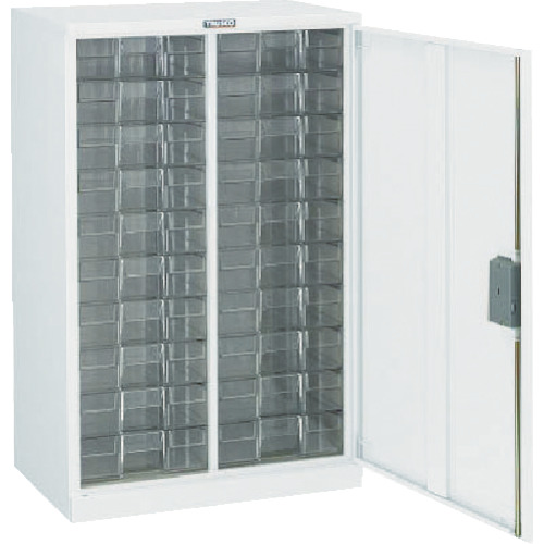 ｶﾀﾛｸﾞｹｰｽ 片開 浅型2列20段 560×395×H880 ﾎﾜｲﾄ 1台画像