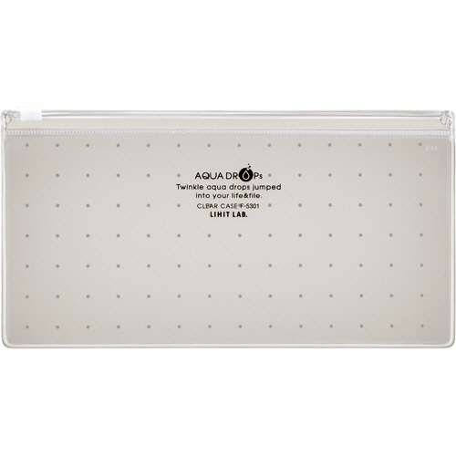 AQUA DROPs ｸﾘﾔｰｹｰｽ PEN(通帳) 乳白 1枚画像