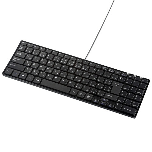 USBスリムキーボード　ブラック　1台画像
