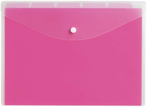 ホルダーケースＫ２（５山インデックス付）Ａ４桃６冊画像