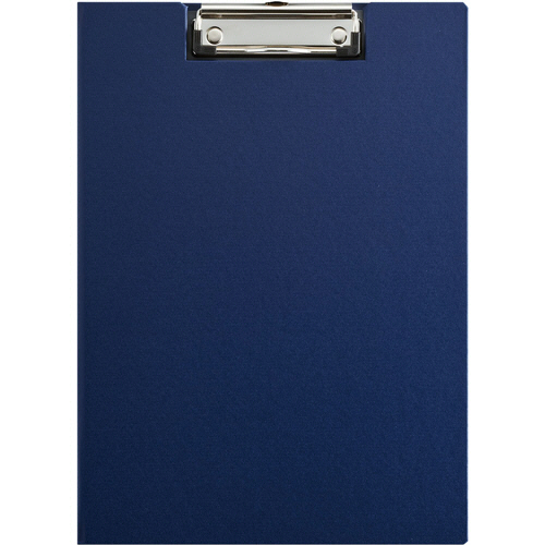 ｸﾘｯﾌﾟﾎﾞｰﾄﾞ(ｶﾊﾞｰ付) A4ﾀﾃ 青 1枚画像