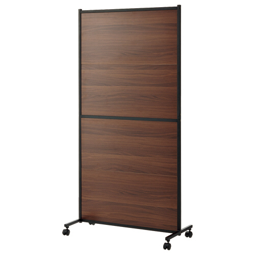 組み立て式ｽｸﾘｰﾝ ﾌﾞﾗｯｸ×ﾀﾞｰｸﾌﾞﾗｳﾝ 1台