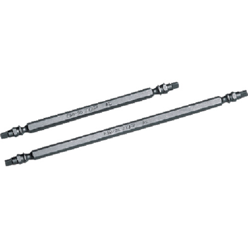 電動ﾄﾞﾘﾙ用四角ﾋﾞｯﾄ 3.0×65mm 1ﾊﾟｯｸ(2本)画像