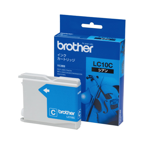 純正インク　ＬＣ１０Ｃ　シアン画像