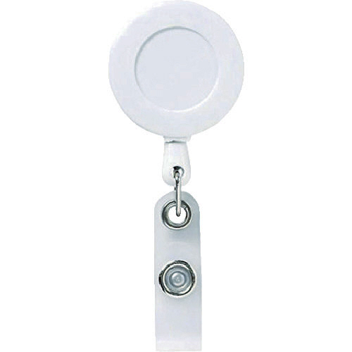 ﾘｰﾙ付ｸﾘｯﾌﾟ 白 1個画像