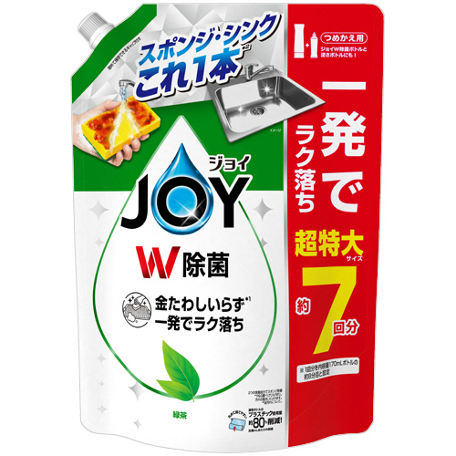 ｼﾞｮｲ W除菌 ｺﾝﾊﾟｸﾄ 緑茶の香り つめかえ用 超特大 930mL 1個画像