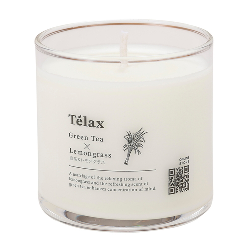 Telax アロマキャンドル 緑茶×レモングラス | KRS-489162 | シービージャパン | オフィス家具・インテリア・エクステリア ...