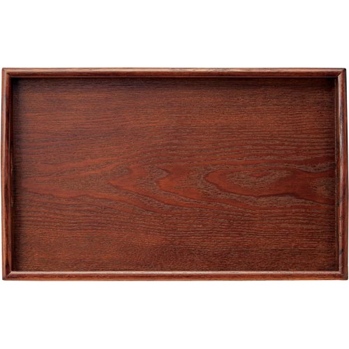 長手盆　ブラウン　大